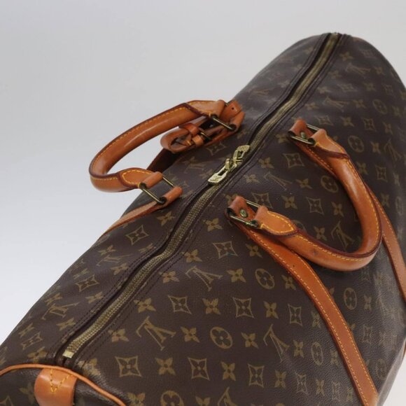 LOUIS VUITTON Monogram Keepall 60 Boston Bag M41422 LV Auth 98006 - Picture 6 of 15